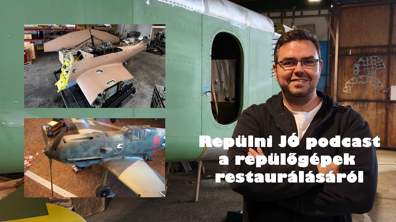 STUKA, MESSZER és PILATUS PORTER restaurálása, Repülni JÓ podcast Földes Ferenc juniorral.