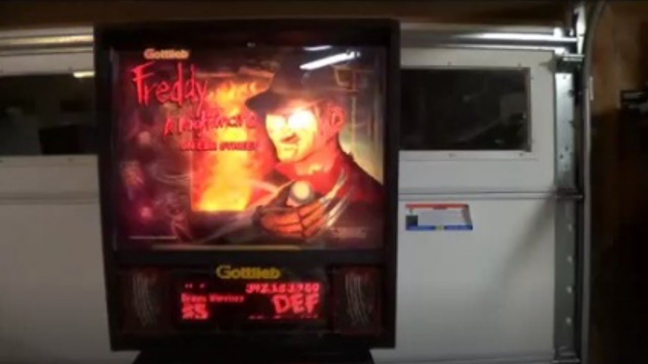 FREDDY A NIGHTMARE ON ELM STREET PINBALL MACHINE -  BY GOTTLIEB 1994