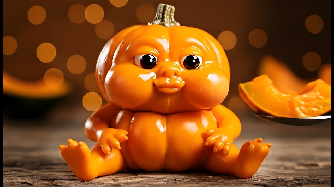 Cute Fruit Vegetable Babies Eating Fruit |Oddly Satisfying AI