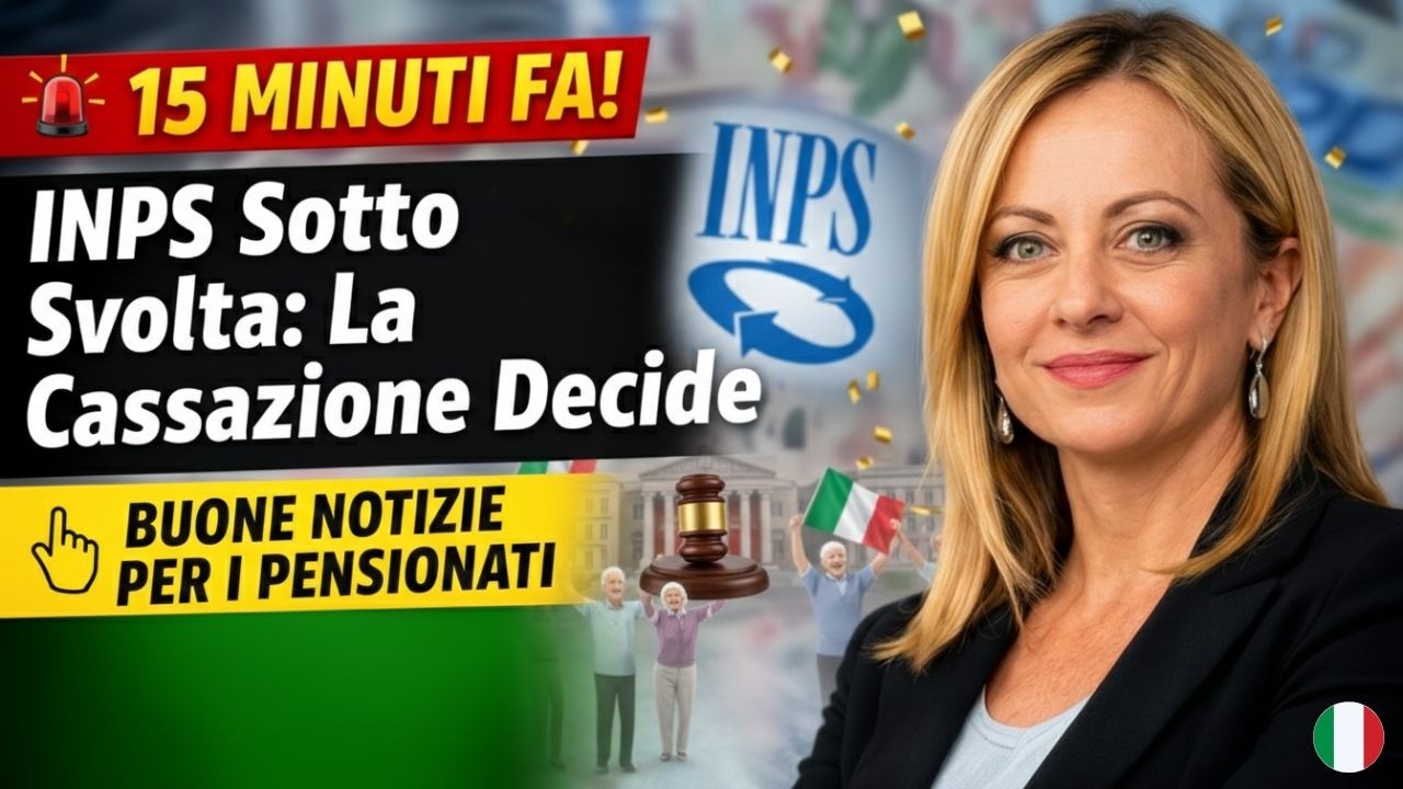 ULTIM&rsquo;ORA INPS! Sentenza Storica della Cassazione: Pensionati in Festa