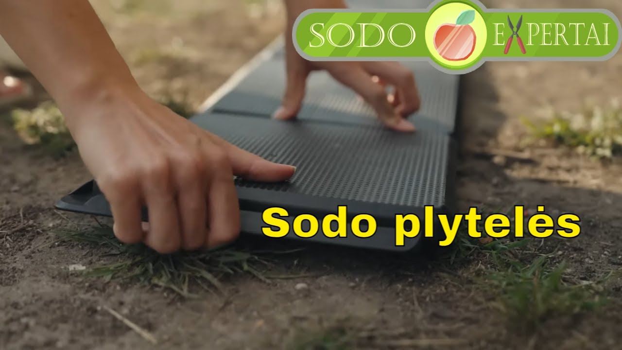 Sodo plytelės SKAZA sodui, daržui, terasai, i&scaron;kylai