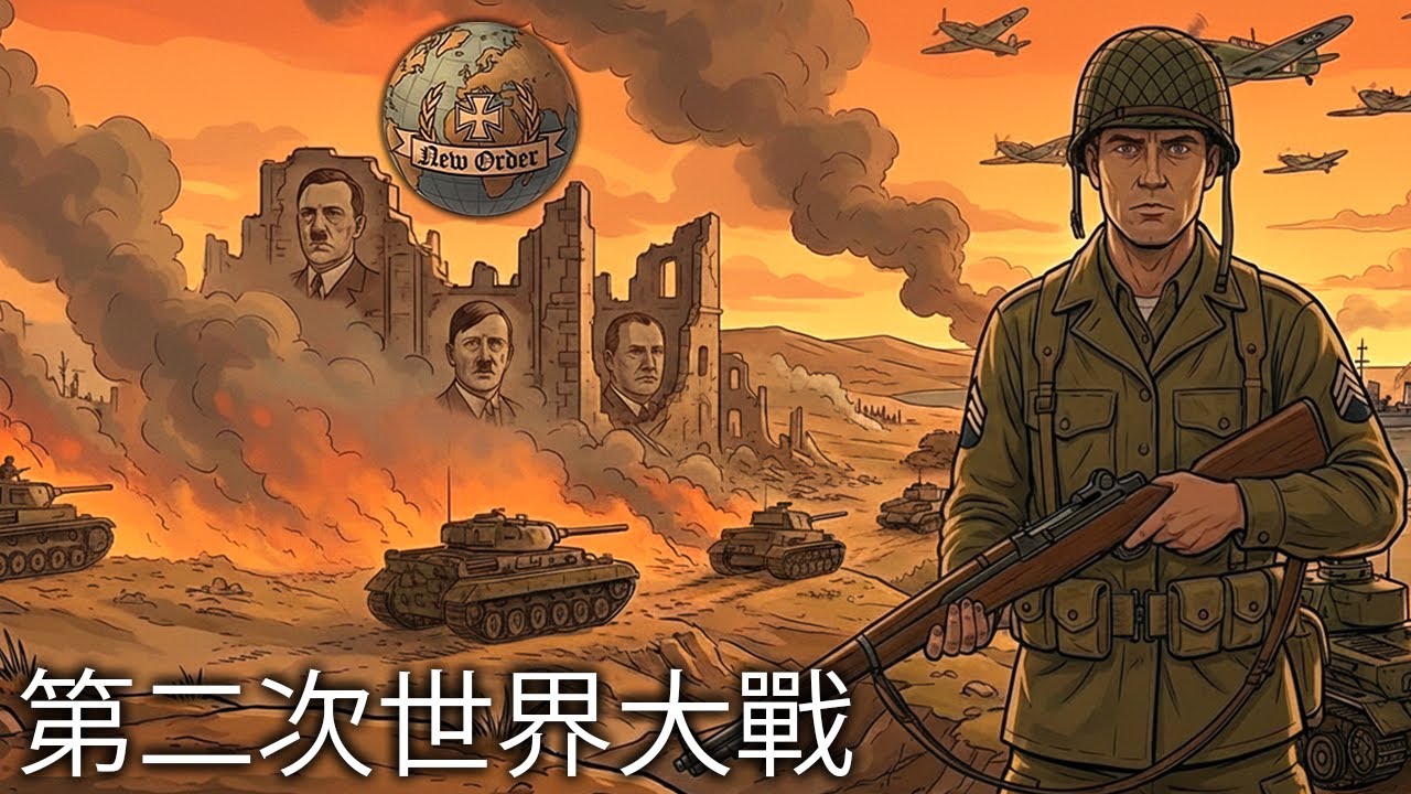 第二次世界大战的全部历史：独裁者、战役与新世界秩序