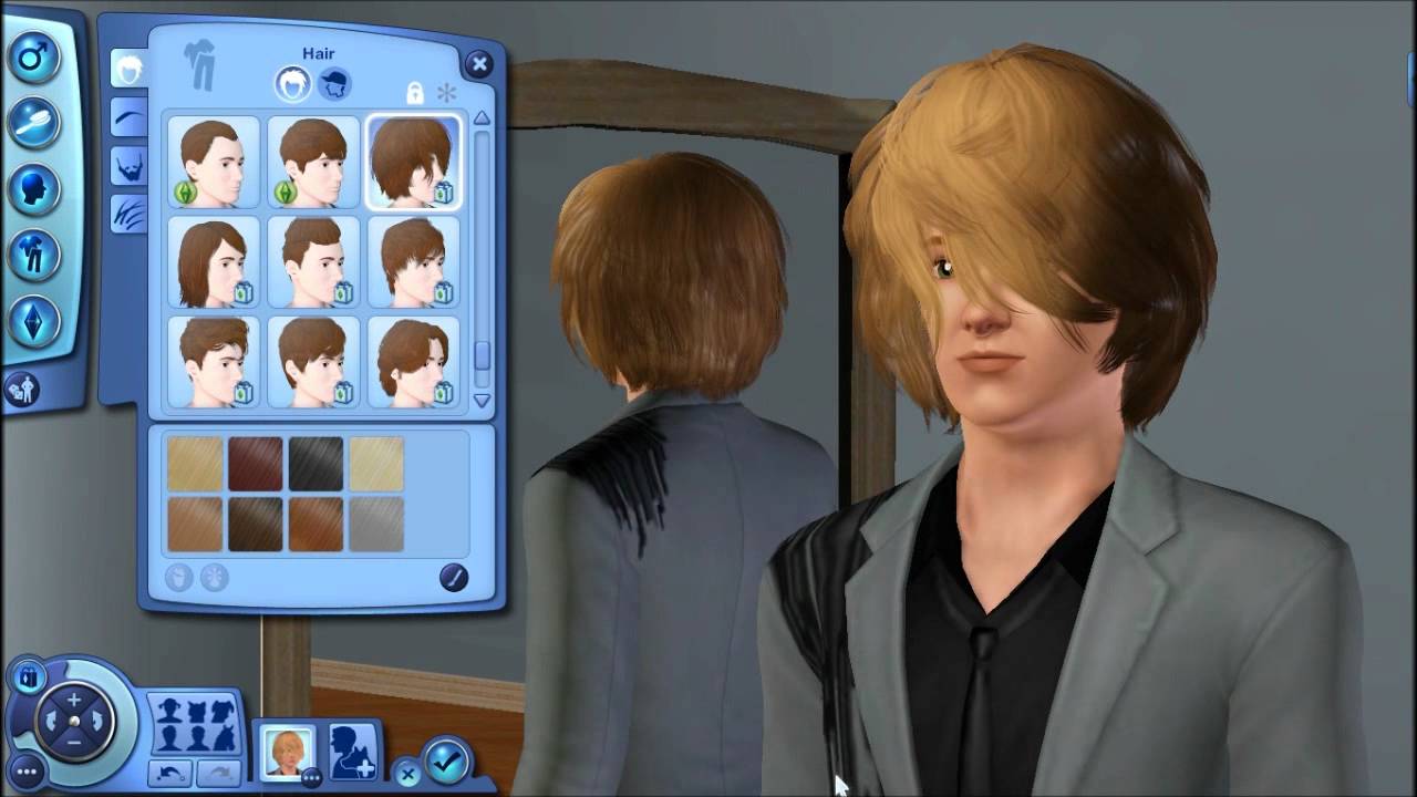 The Sims 3 Store: Male Hairstyle Collection