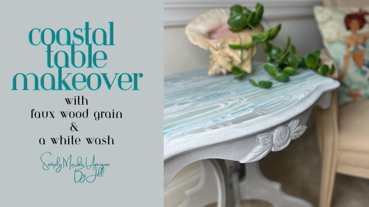 Coastal Table Makeover with Dixie Belle Paints 