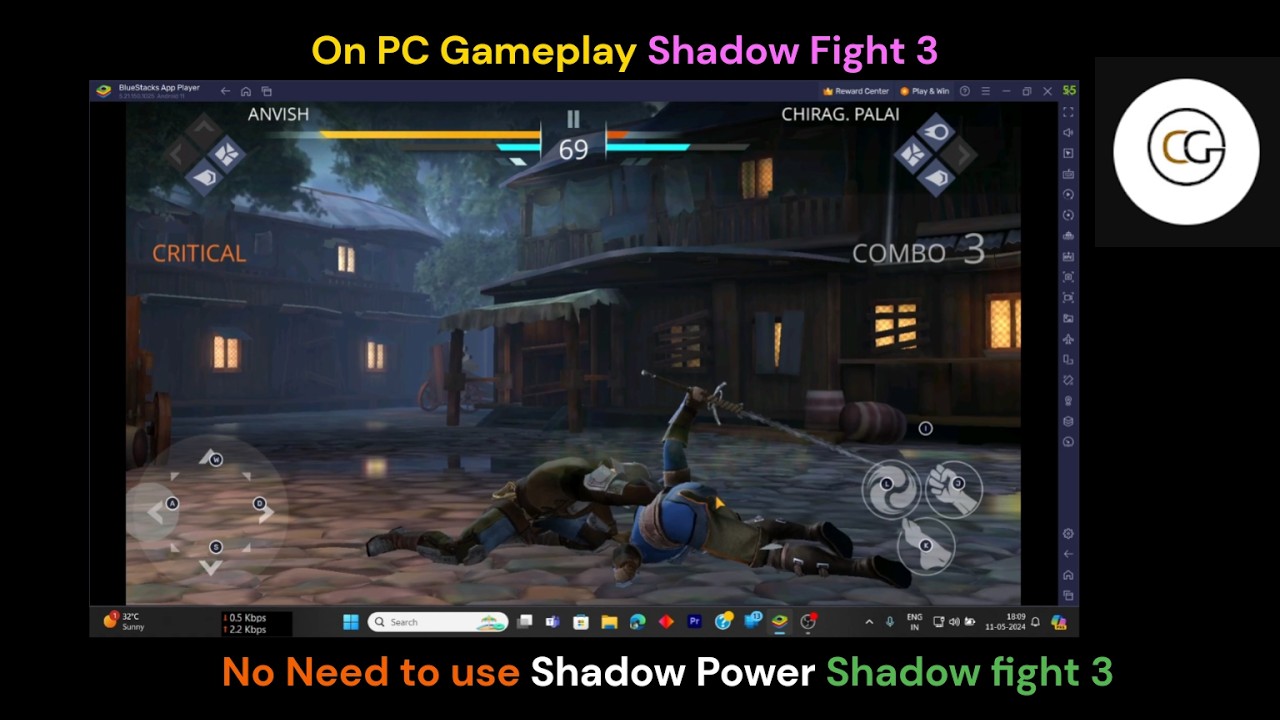 No Need to use Shadow Power on PC | Shadow fight 3 || @thecloudgamingindia