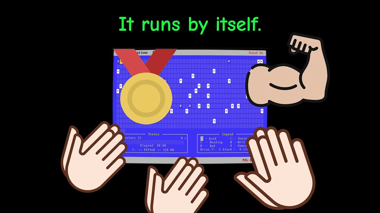 Idle Defragmenter 95 &ndash; Desktop Idle Game That Looks Like a classic Disk Defrag