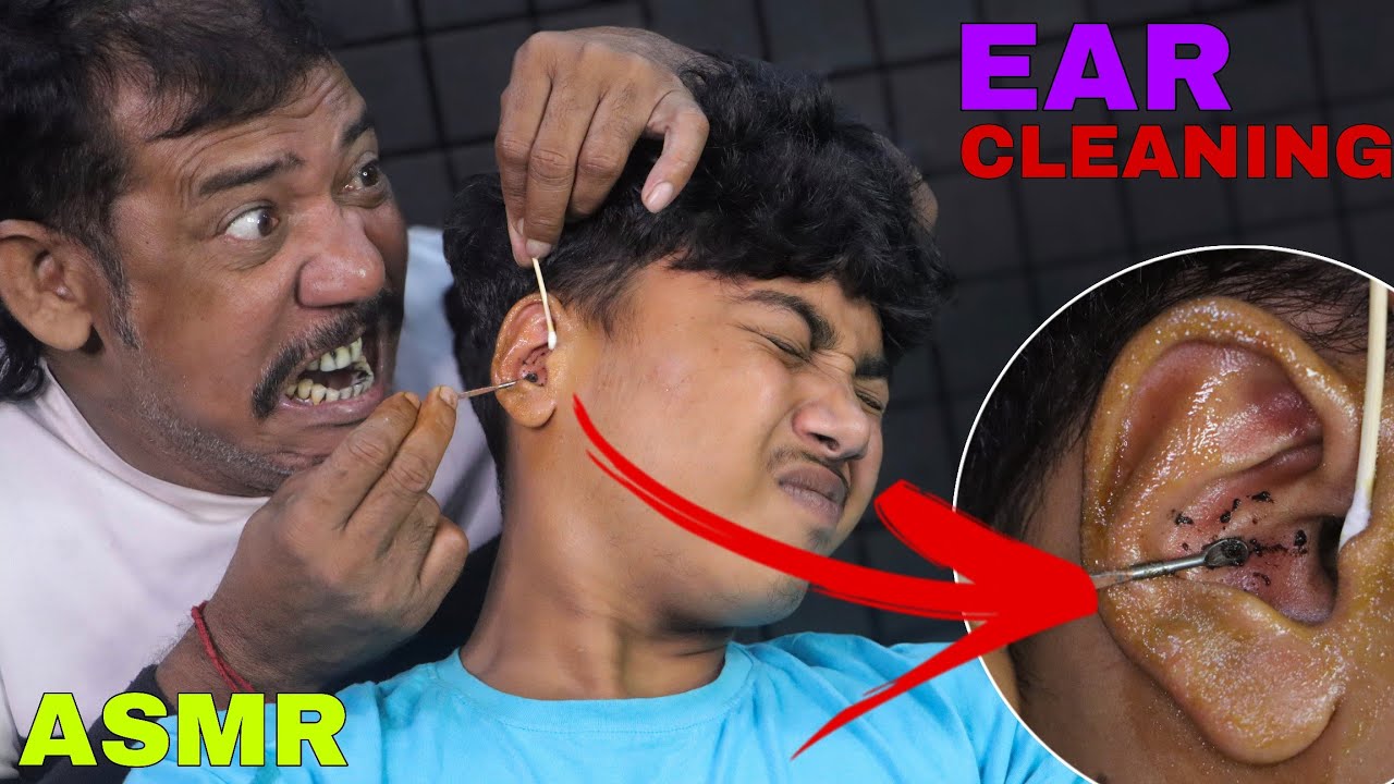 Deep Relaxation ASMR By Asim Barber | Ear Cleaning, Head Massage & Neck Cracking For Deep Sleep