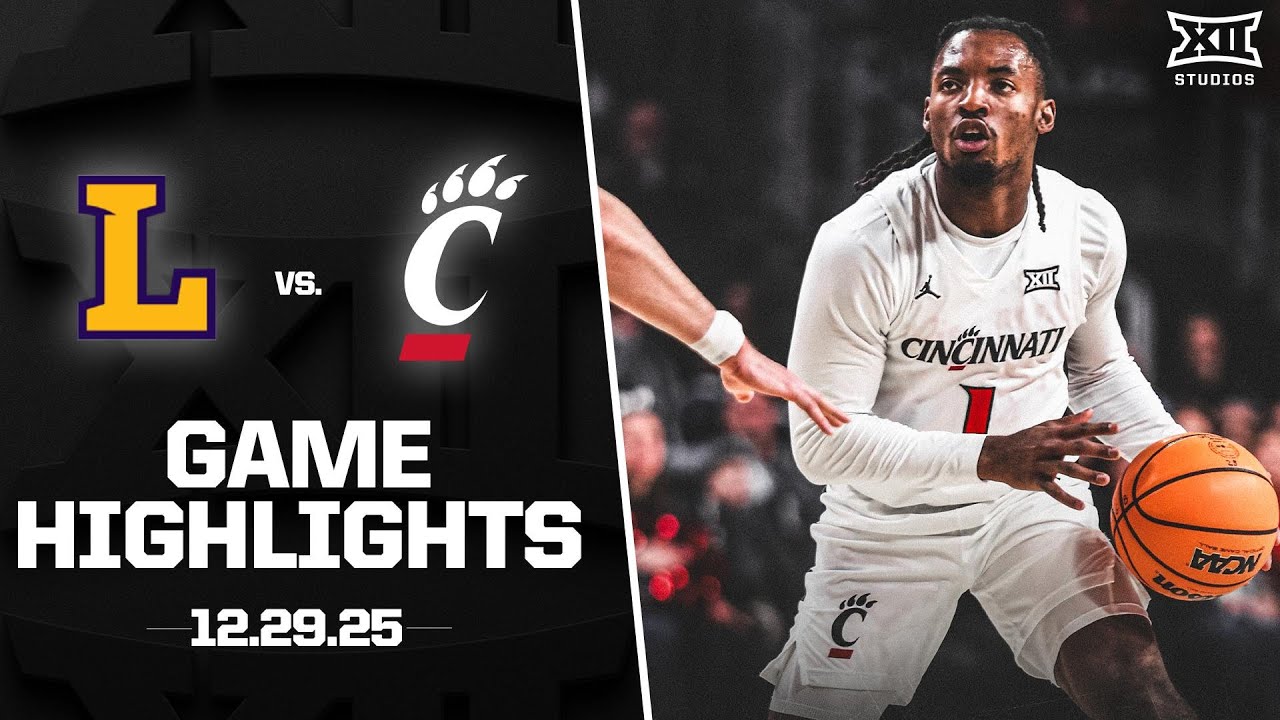 Lipscomb vs. Cincinnati Game Highlights | 2025-26 Big 12 Men&rsquo;s Basketball