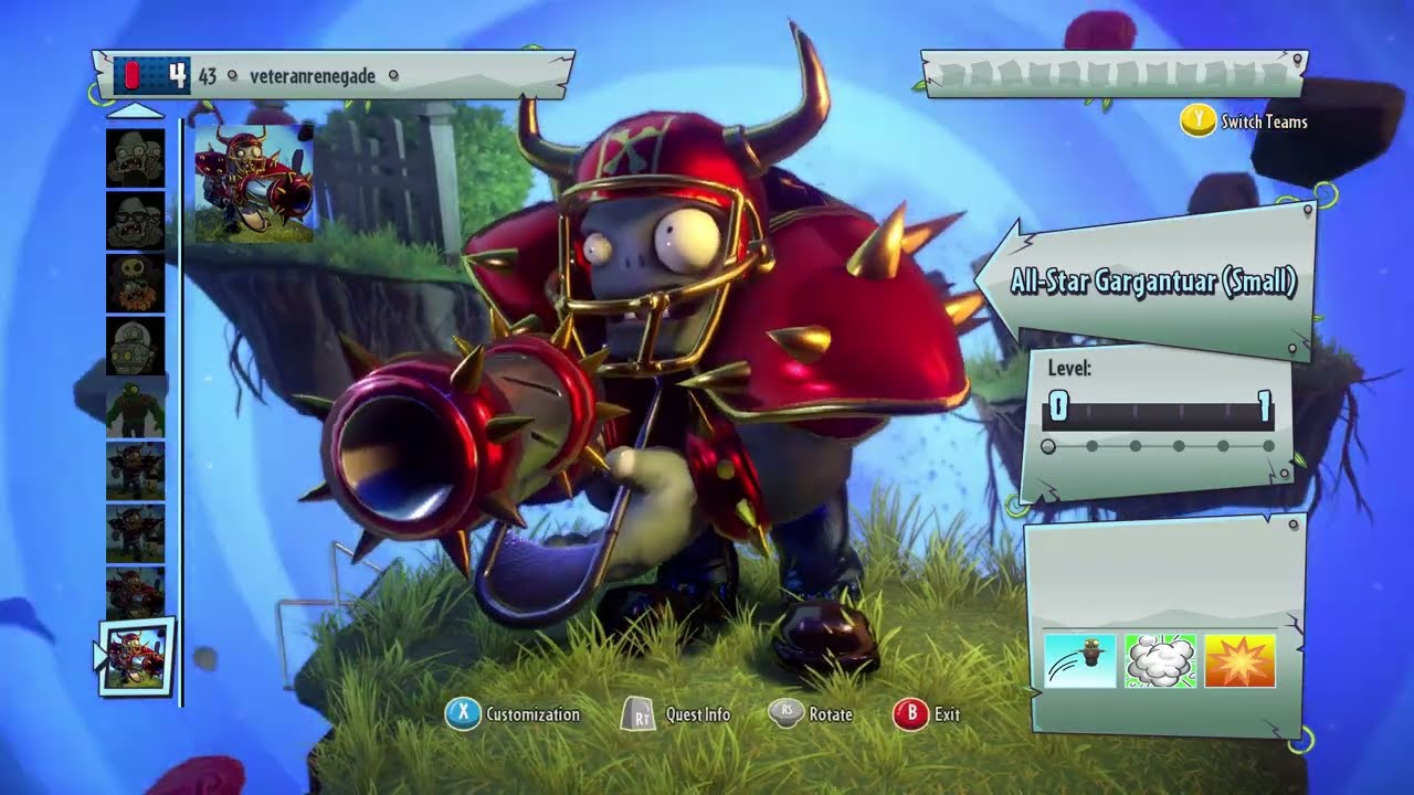 Plants vs Zombies Garden Warfare 2 All-Star Gargantuar Mod | #pvzgw2 #gardenwarfare2 #gargantuar