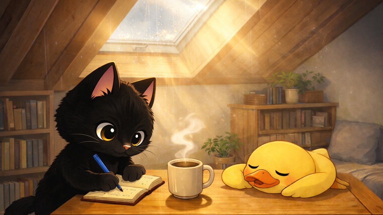 Rain LoFi for Study ☔ Stay Warm and Focused