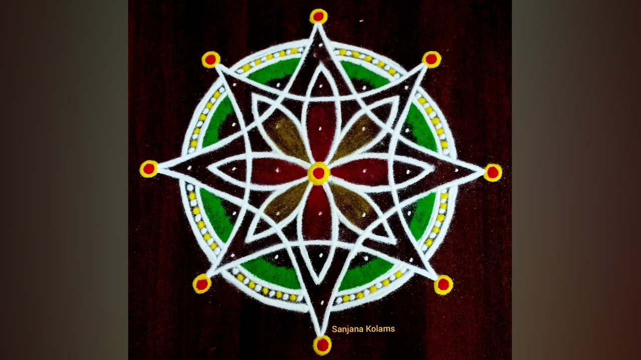 3678.🌺Margazhi and🌺Newyear Special KambiKolam🌺Sankranthi muggu🌺Easy🌺Beautiful and🌺Traditional Kolam