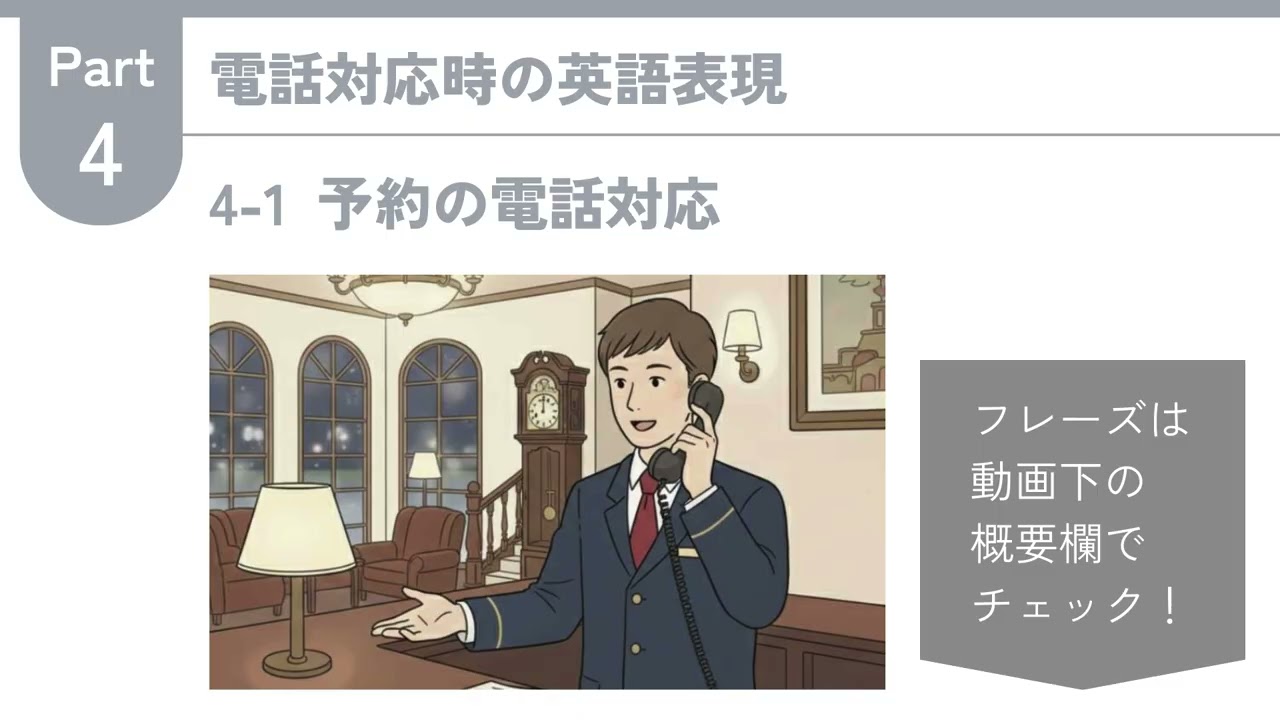 4-1　予約の電話対応