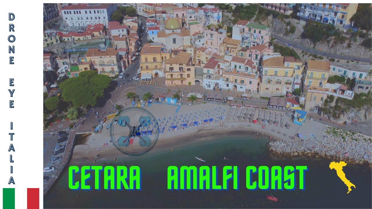 Cetara  Amalfi Coast Italy 🇮🇹 video 4k with drone