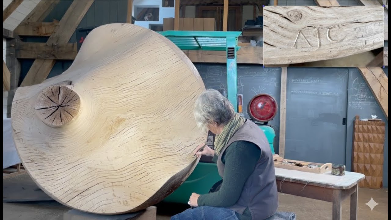 Signing the Sculpture  'Incomplete Sphere' | Studio Bites