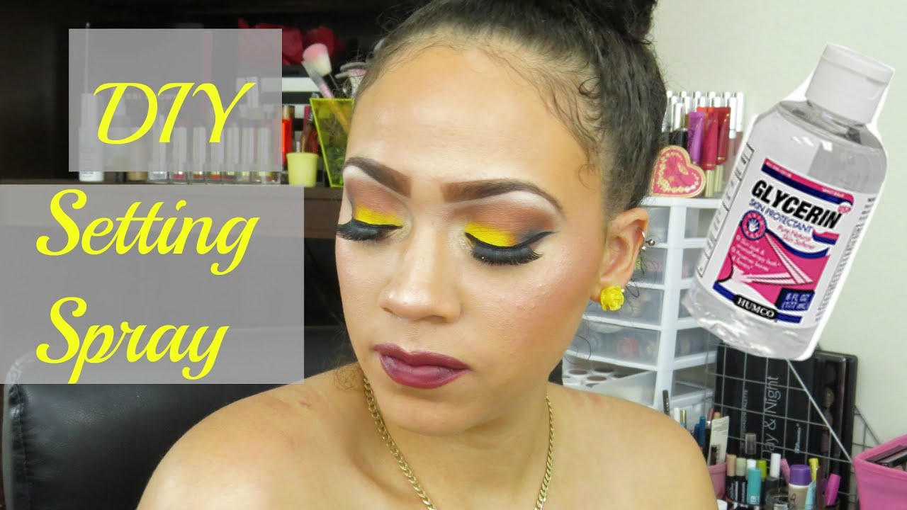 DIY: Makeup Setting Spray with TWO INGREDIENTS|
