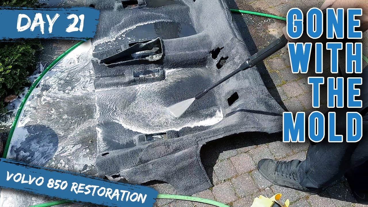 Volvo 850 Restoration - Repairing Rusty Floor, Moldy Carpet And Nasty Center Console