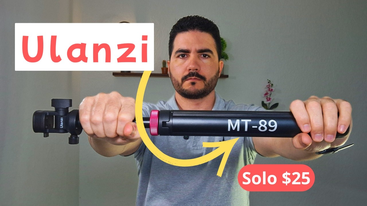 Ulanzi MT-89 ¿Vale la pena este trípode de $25? | Unboxing + Revisado