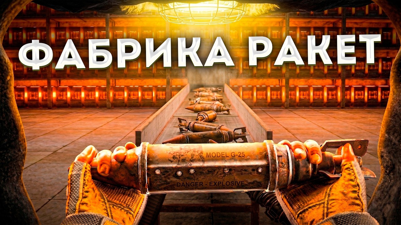 Мой Первый 100% АВТОМАТИЧЕСКИЙ ЗАВОД РАКЕТ в Раст!
