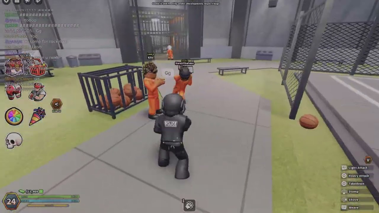 Prison brawl  ( raw unedited gameplay)