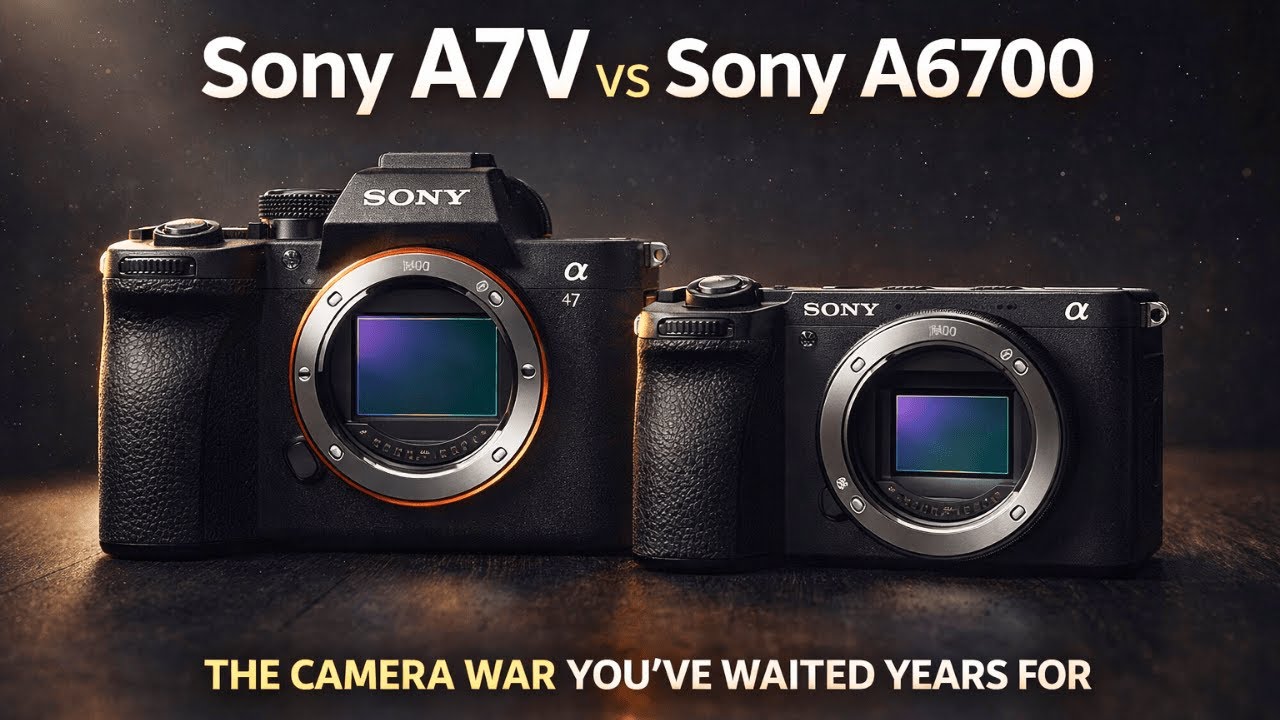 Sony A7V против Sony A6700: битва полнокадровых и APS-C камер!