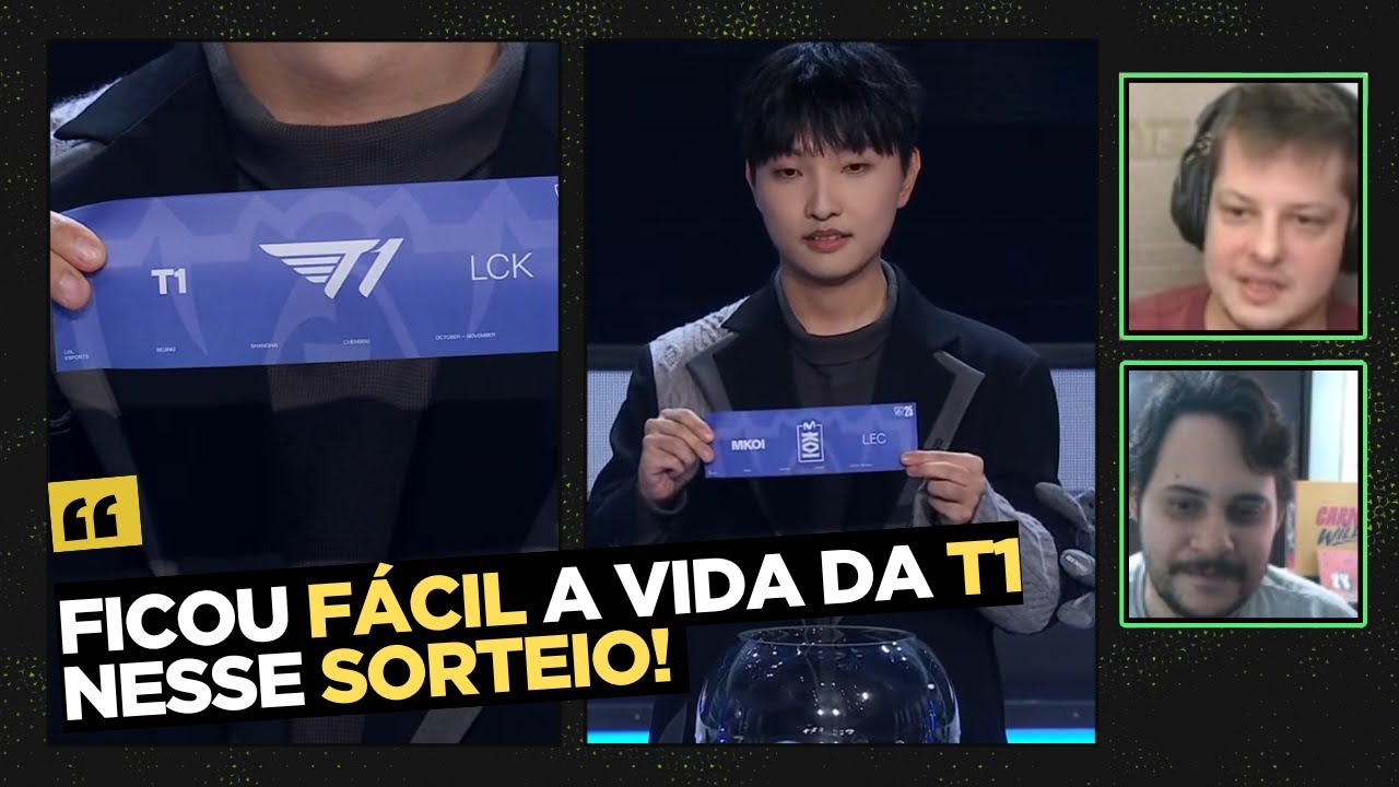 BLG e T1 nos playoffs?? - Reagindo ao SORTEIO do &Uacute;LTIMO dia de Sui&ccedil;o do Worlds 2025!