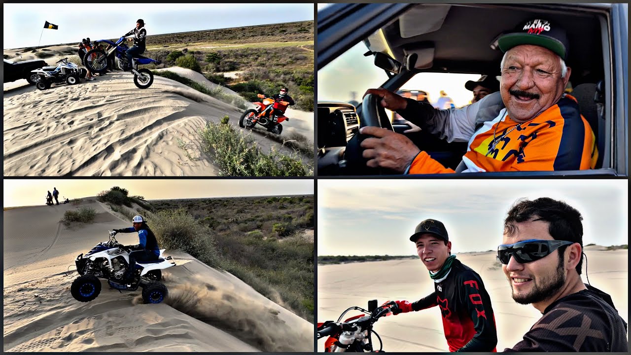 DE RUTA EN CROSS Y CUATRIMOTOS🏍️ UN DÍA DE COTORREO🔥. DUNAS HICIERON FALTA‼️ (elmariomt)