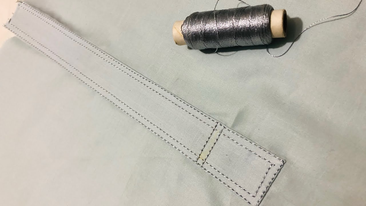 How to make Placket with Double Salai