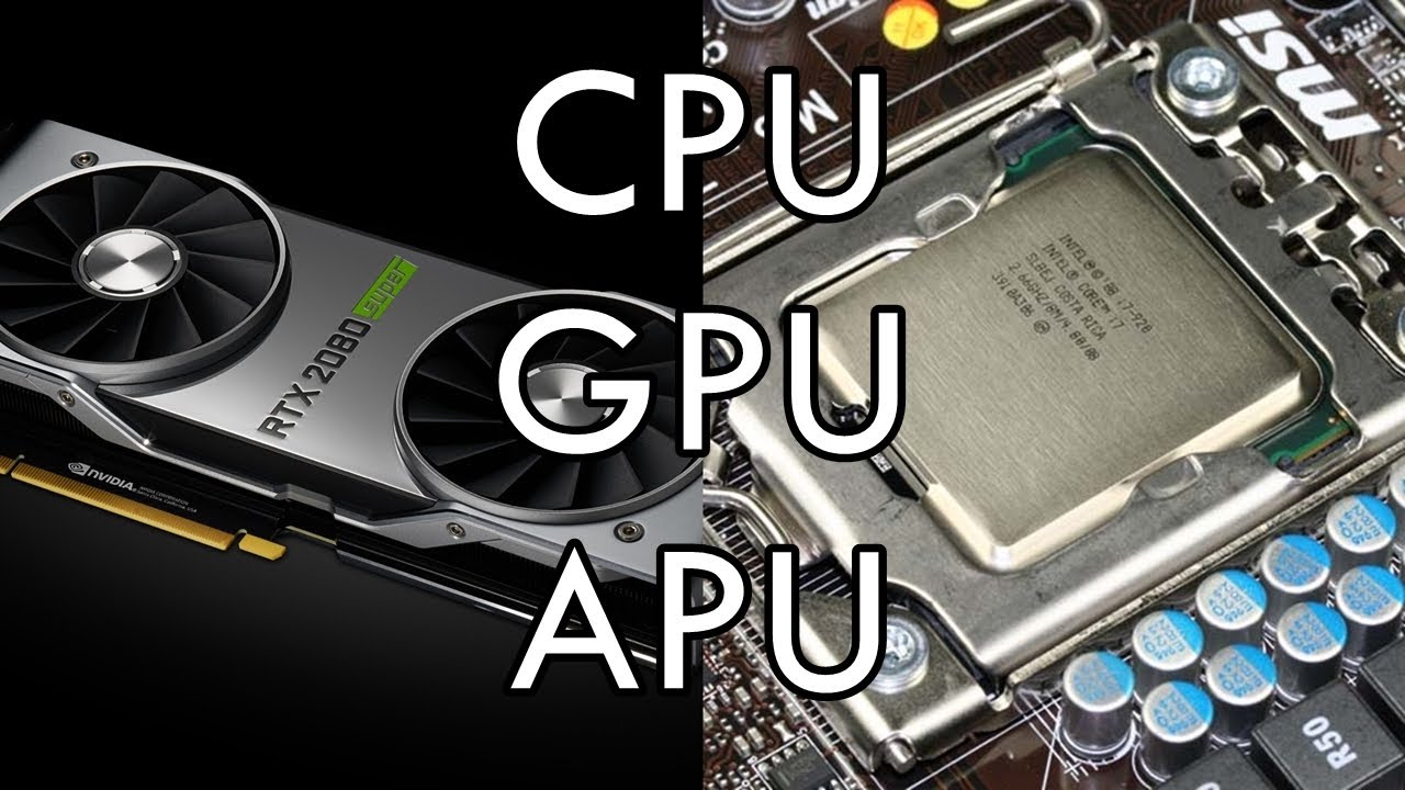 CPU, GPU E APU — entenda as siglas
