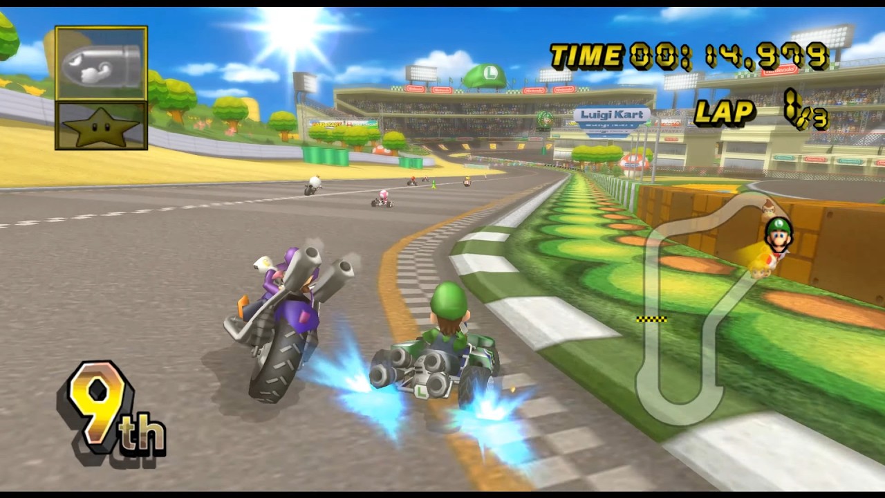Wii Longplay - Mario Kart Wii - Full Game Walkthrough (Luigi Gameplay)