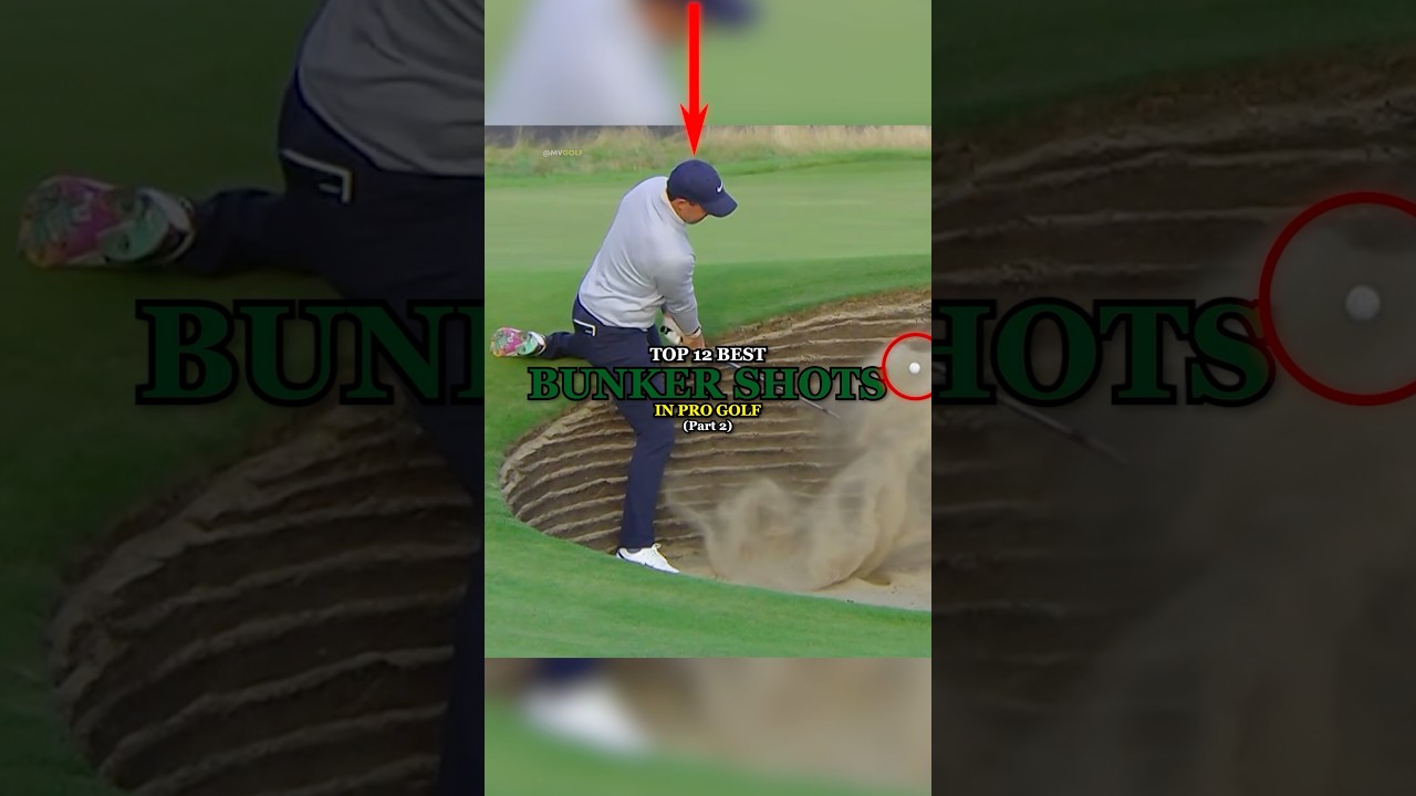 Top 12 Best Bunker Shots In Pro Golf | Part 2