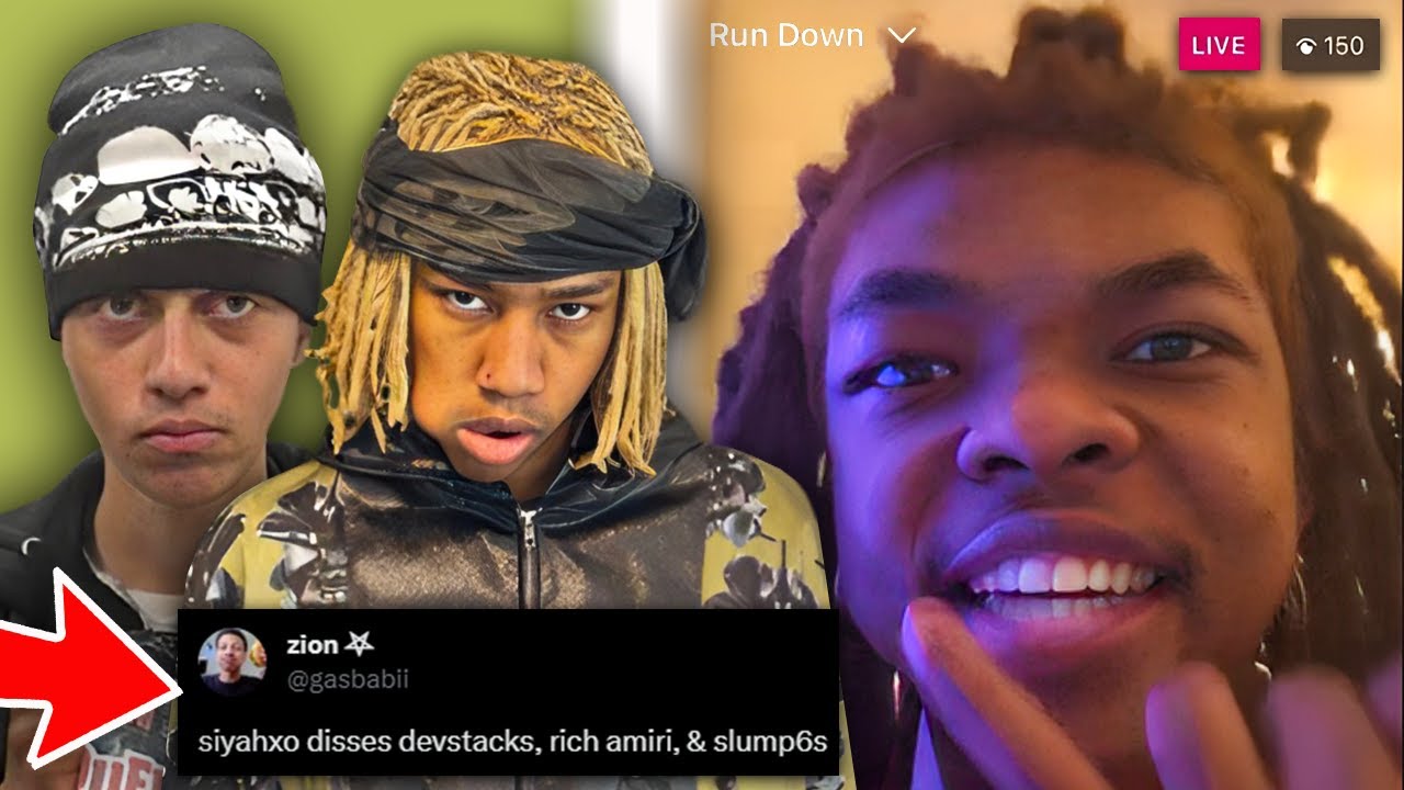 SiyahXO! Dissed Rich Amiri, Slump6s, Devstacks & Iayze (Jace!)