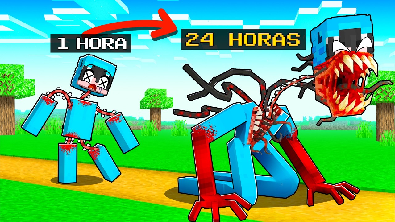 Я Провёл 24 Часа как ЗАРАЖЁННЫЙ ПАРАЗИТ в Minecraft...