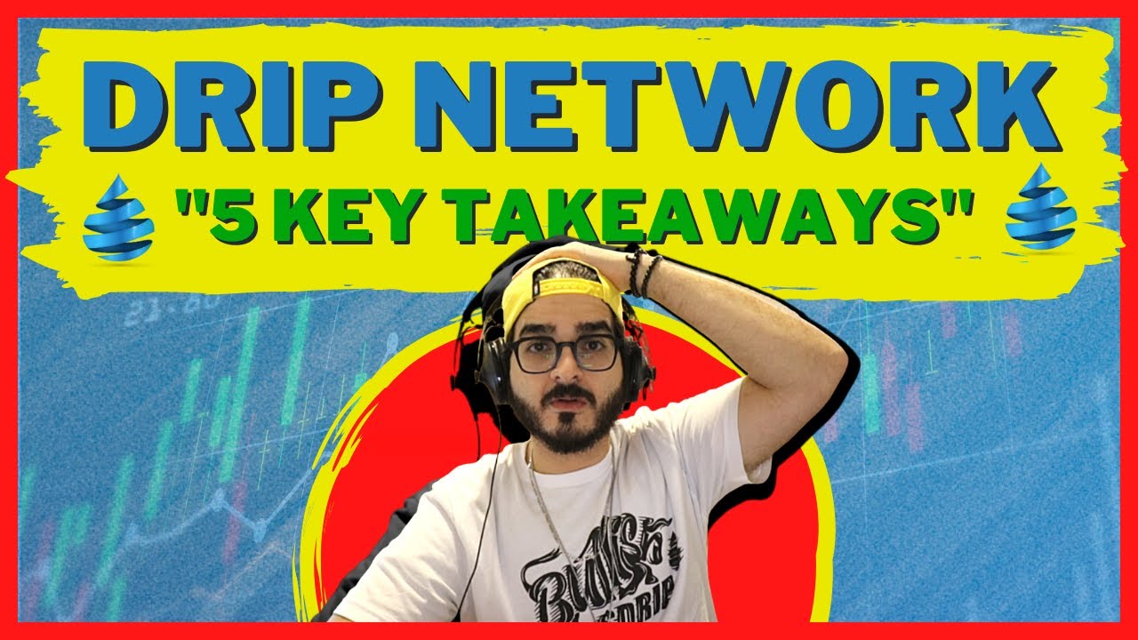 Drip Network💧 - Top 5 Key Takeaways from Forex Shark🤯 (#dripnetwork  AMA)