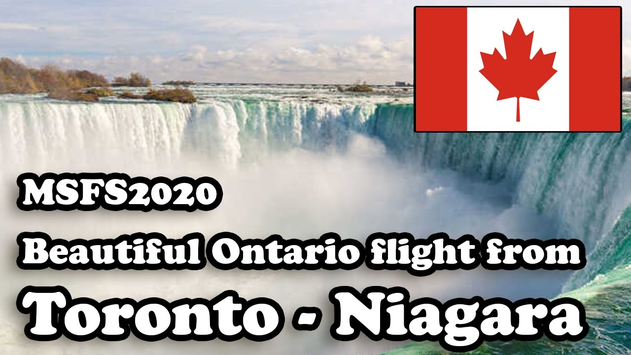 EYE CANDY flight from Toronto to Niagara Falls!