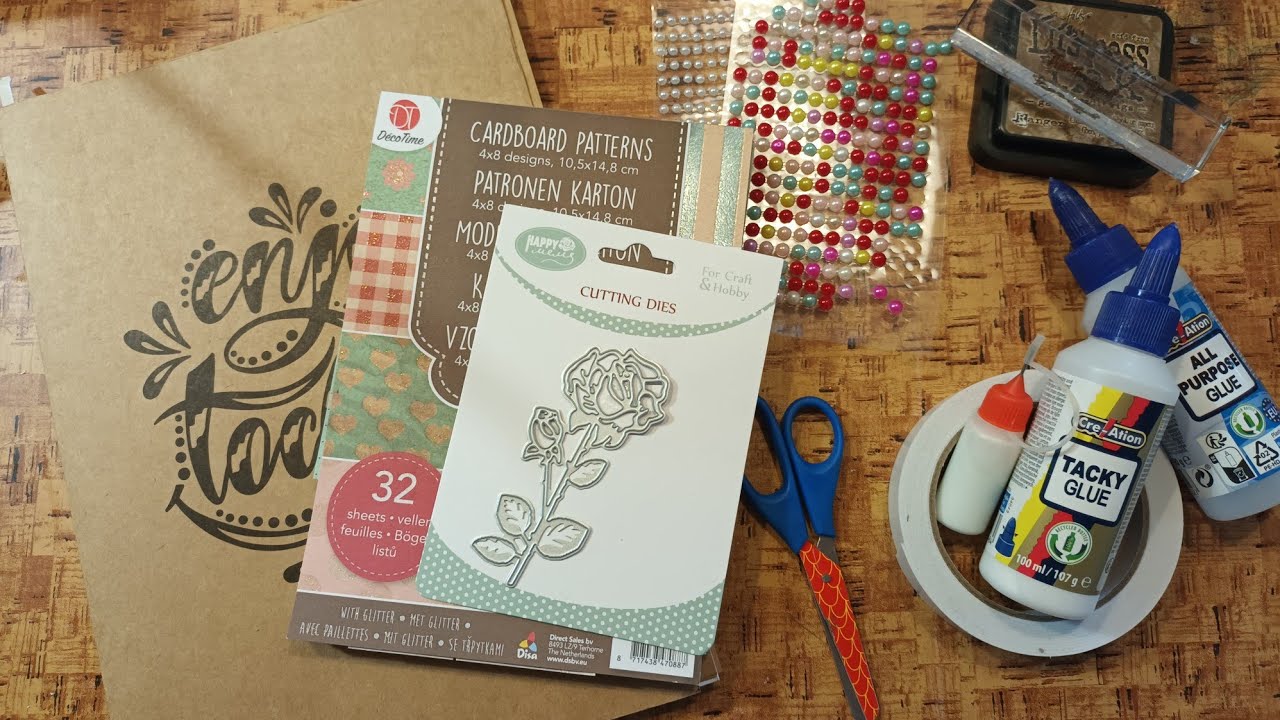 Voici ce que j'ai fait avec ça  #tuto #scrapbooking #action  #1