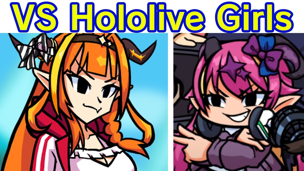 Friday Night Funkin' - VS Hololive Funkin FULL WEEK Perfect Combo (FNF Mod/Hard) (Kiryu Coco Update)