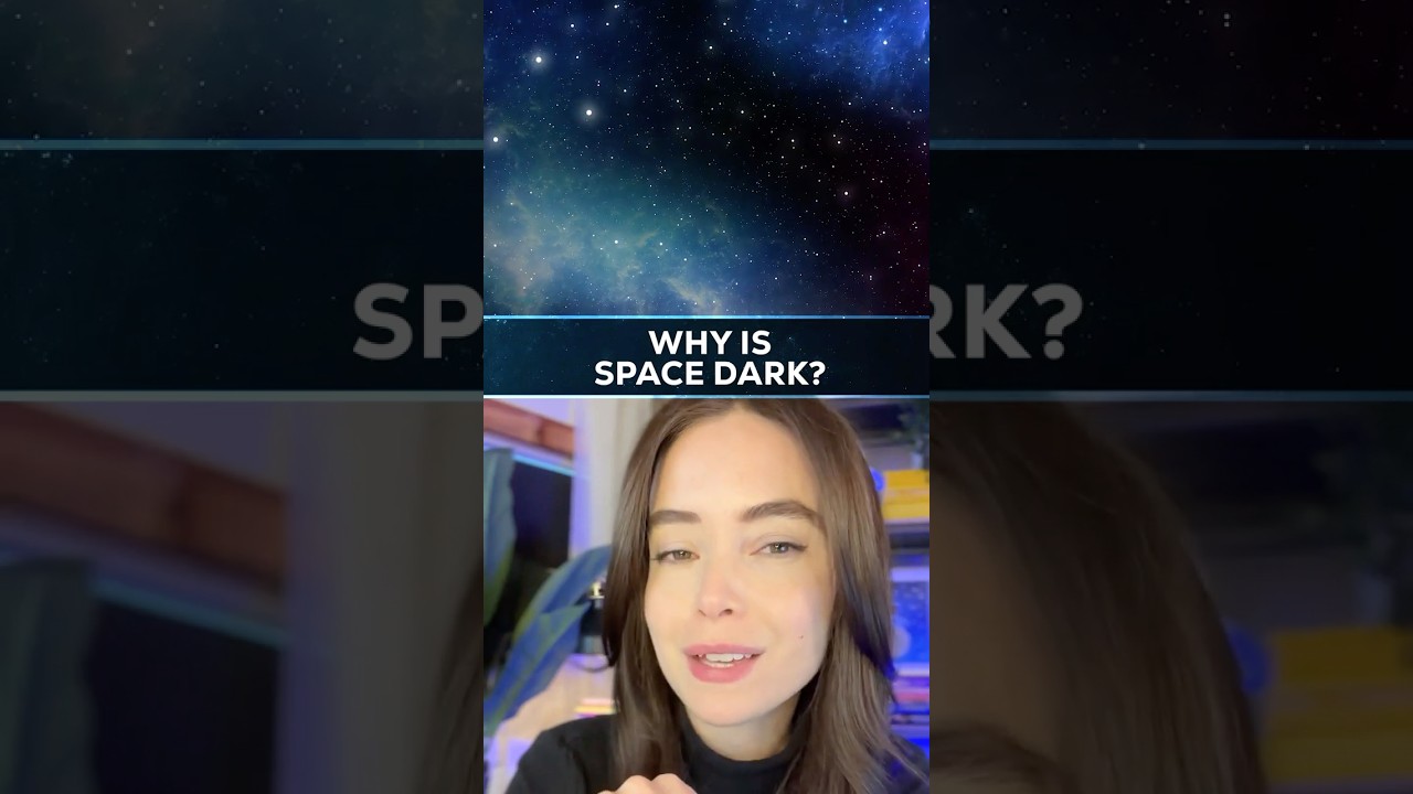 Why is space dark? #science #space #astronomy