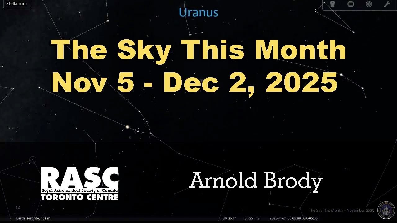 The Sky This Month в ноябре 2025 года с Арнольдом Броуди