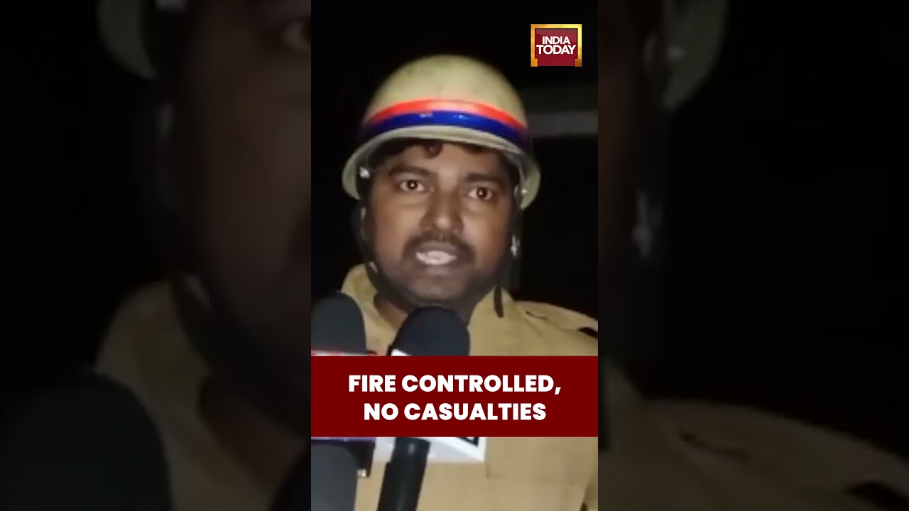 Fire Officer Confirms 6 Shops Damaged Near Intauja Flyover; Blaze Controlled Quickly | #lucknownews