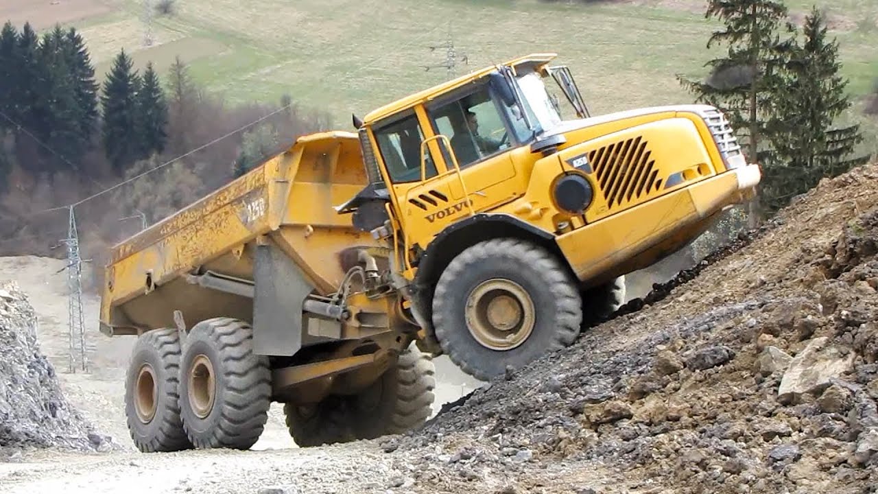 VOLVO A25D - dump truck in a quarry part I.