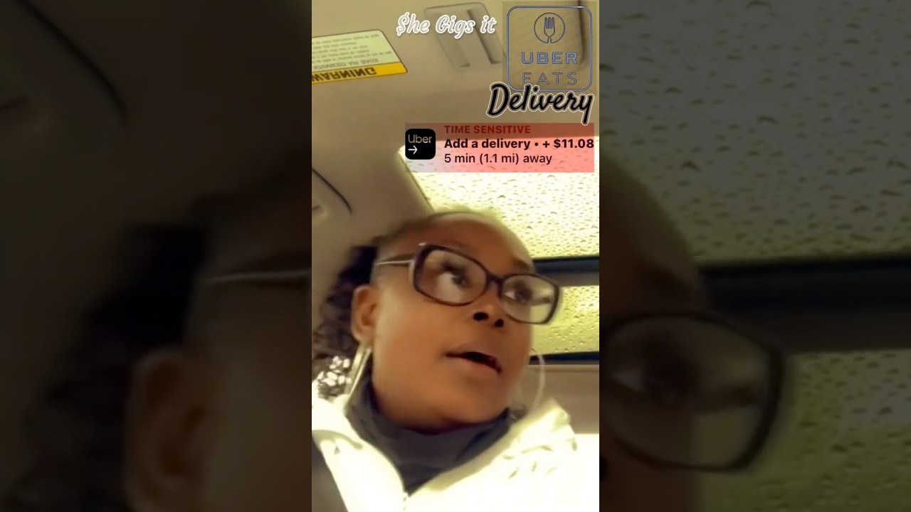 Omg 😱 I made $50 in an hour! First order of the day! #ubereats #shegigsit #gigapp #doordash #fyp