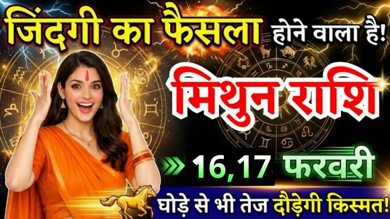10, 11 फरवरी, मिथुन राशि वालों जिंदगी का फैसला होने वाला है, Mithun Rashi, दौड़ेगी किस्मत