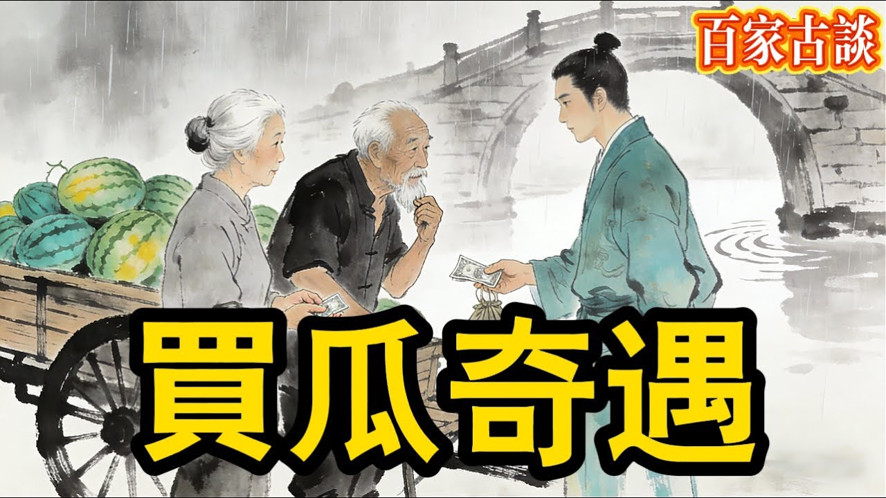傻書生雨天買空瓜，全城笑他蠢到家！誰料瓜內暗藏玄機，善心得報成佳話！#民間故事 #聽故事 #人生哲理 #睡前故事 #故事分享 #情感 #民间故事