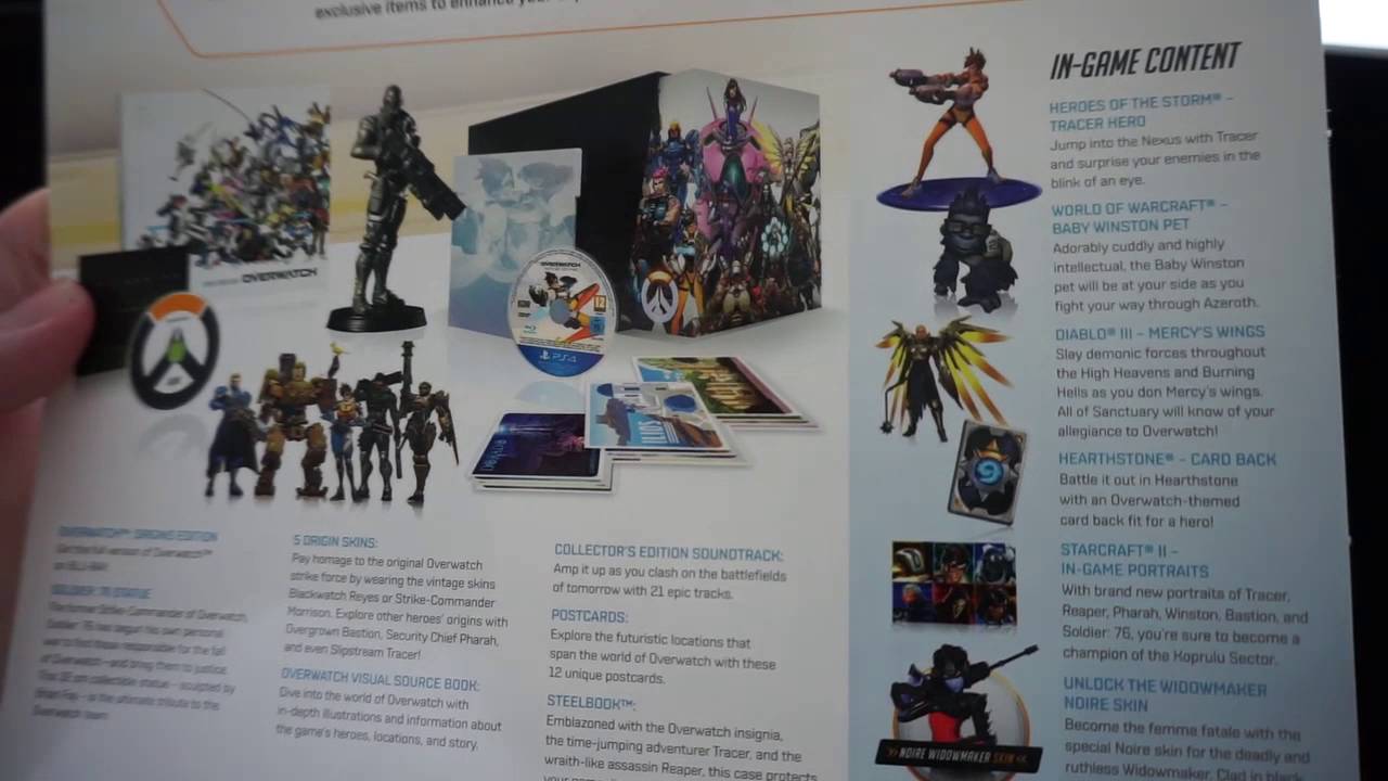 Overwatch PS4 Collector's Edition Unboxing