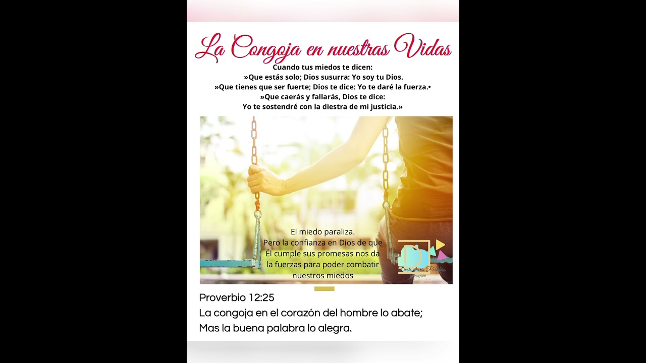 La congoja en nuestras vidas &ldquo;miedo&rdquo;