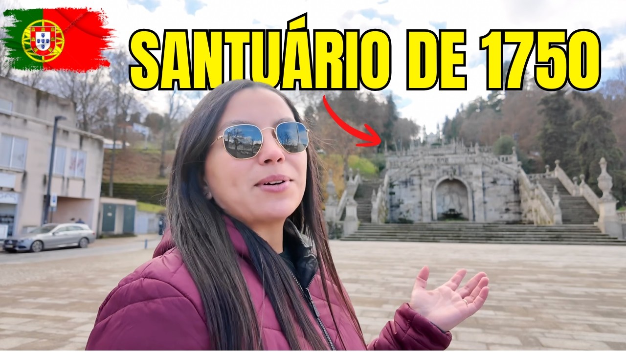 Subimos 686 Degraus no Santuário de Lamego