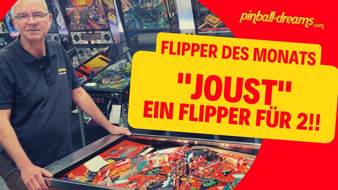 Flipper des Monats -  Joust - Ein Flipper für 2!!