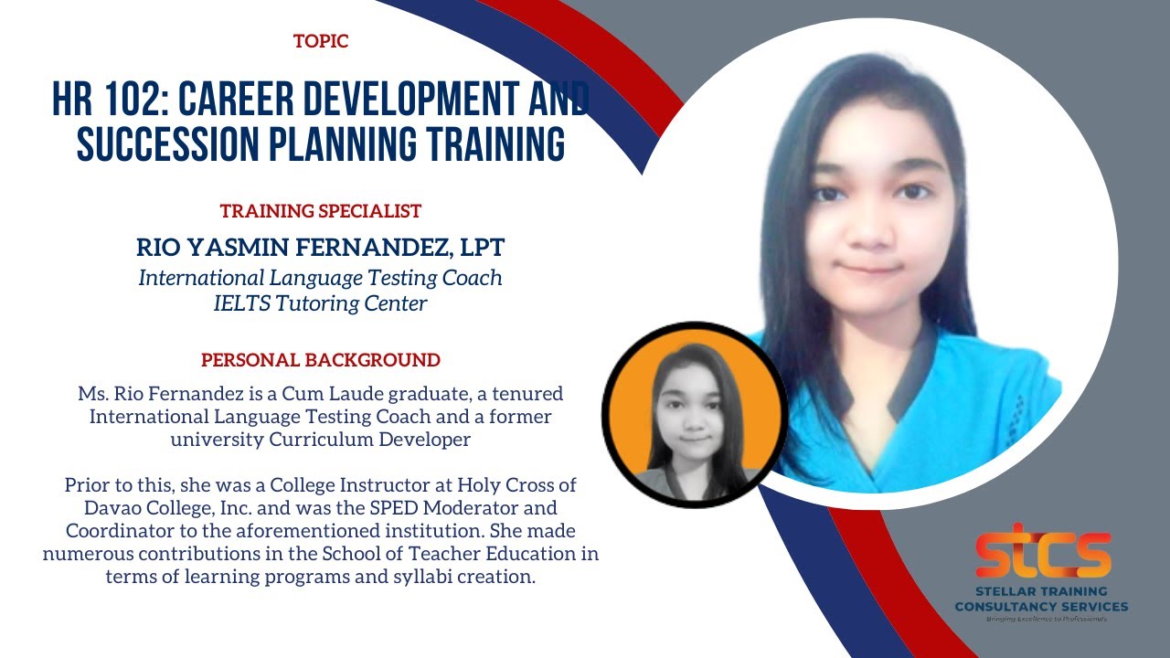 HR 102: Career Development and Succession Planning Training [2 HOURS FULL COURSE]