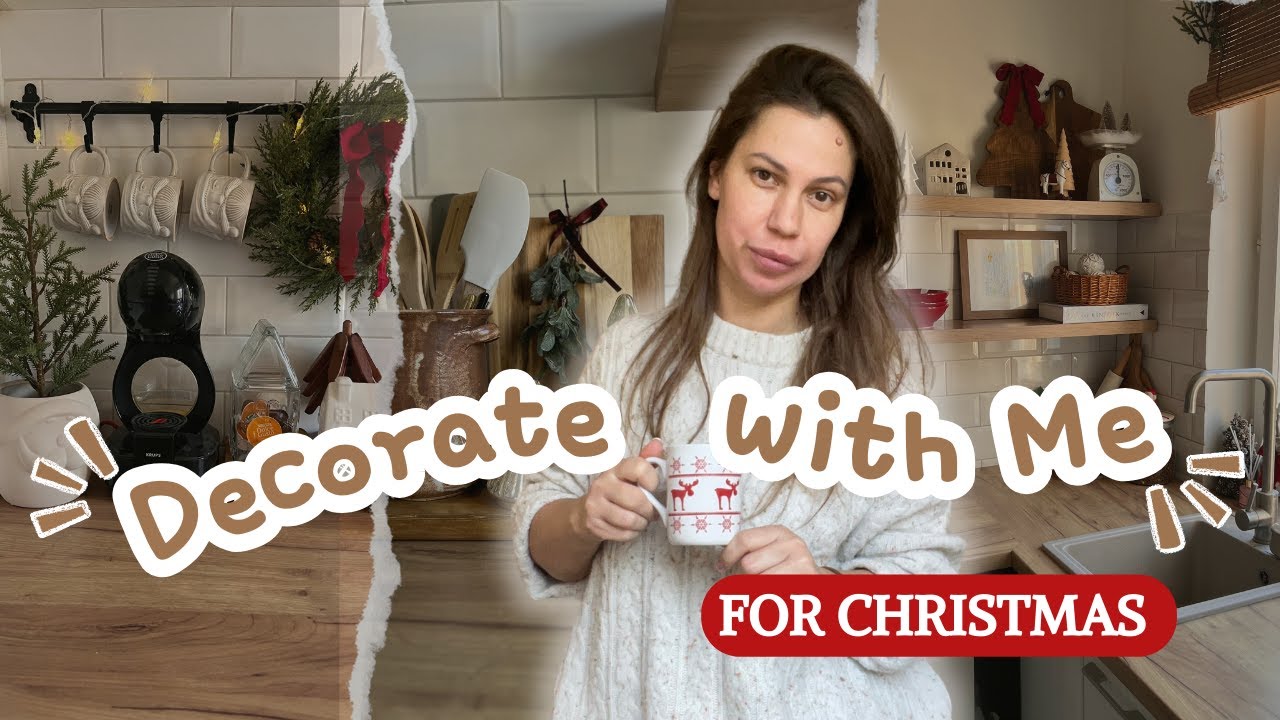 Jednostavno, praktično a pristupačno - Decorate kitchen with me for Christmas