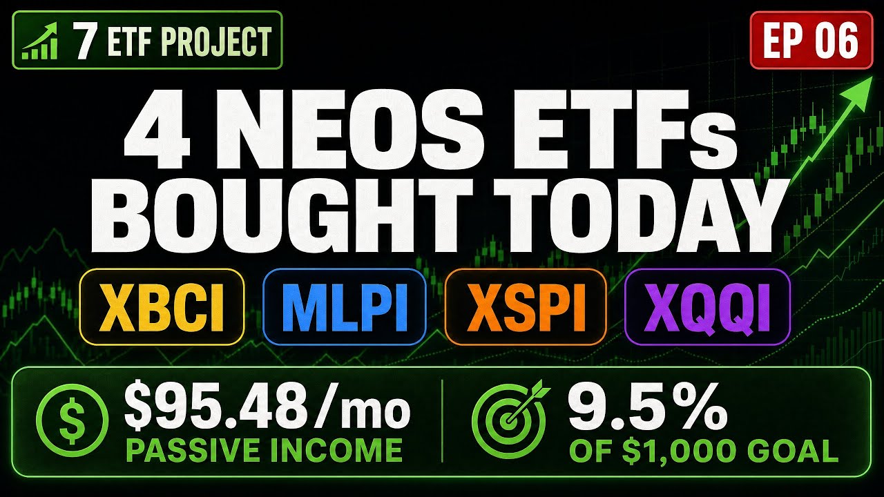 Bought 4 NEOS ETFs Today &mdash; XBCI, MLPI, XSPI & XQQI | Episode 6 | 7 ETF Project